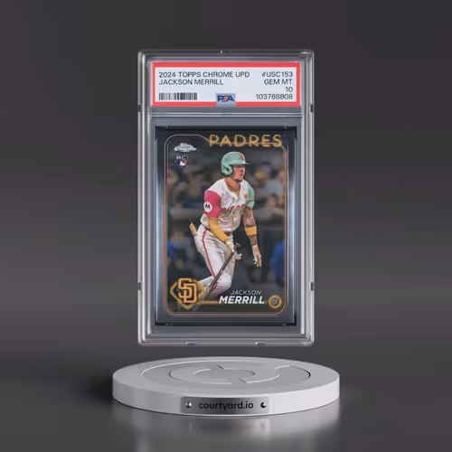 2024 Topps Chrome Update #USC153 Jackson Merrill (PSA 10 GEM MINT)