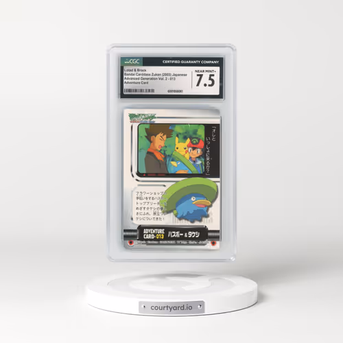 2003 Advanced Generation Vol. 2 #013 Lotad & Brock - Adventure Card (CGC 7.5 NM+)