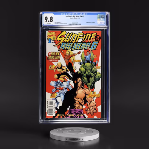 Sunfire & Big Hero Six #1 CGC 9.8 White Pages (Marvel Comics, 9/98)