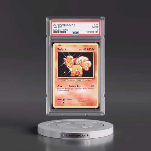 2016 Pokémon XY Evolutions #14 Vulpix (PSA 9 MINT)