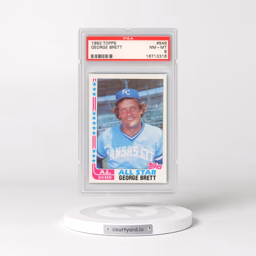 1982 Topps #549 George Brett (PSA 8 NM-MT)