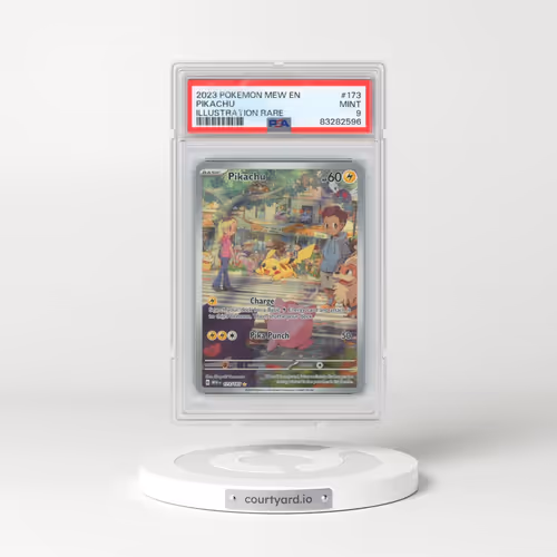 2023 Pokémon Mew EN-151 #173 Pikachu - Illustration Rare (PSA 9 MINT)