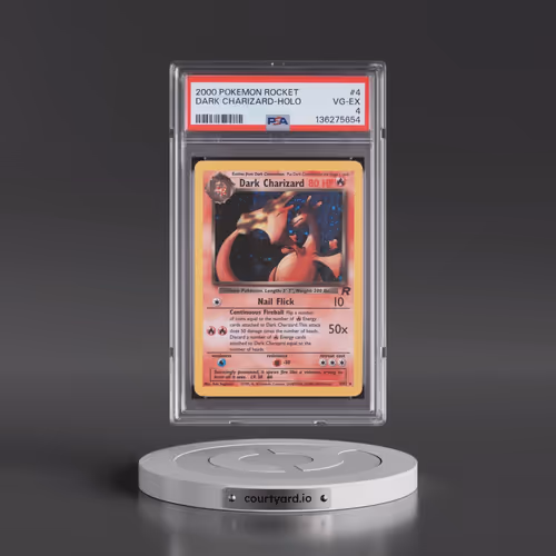 2000 Pokémon Rocket #4 Dark Charizard - Holo (PSA 4 VG-EX)
