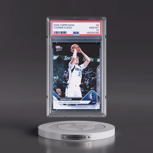 2025 Topps Now #6 Cooper Flagg (PSA 10 GEM MINT)