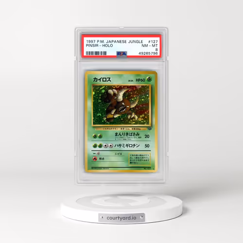 1997 Pokémon Jungle #127 Pinsir - Holo (PSA 8 NM-MT)