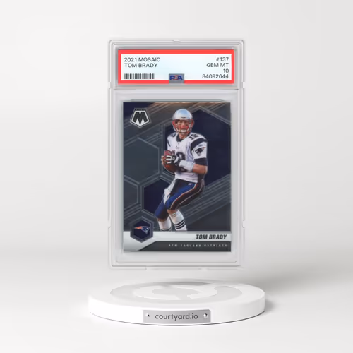 2021 Panini Mosaic #137 Tom Brady (PSA 10 GEM MINT)