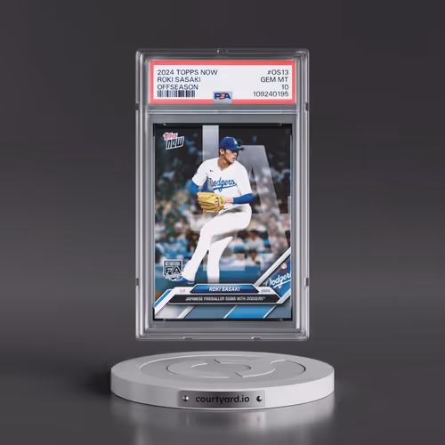 2024 Topps Now Offseason #OS13 Roki Sasaki (PSA 10 GEM MINT)