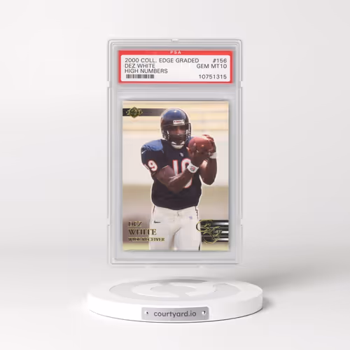 2000 Collector's Edge Graded #156 Dez White - High Numbers (PSA 10 GEM MINT)