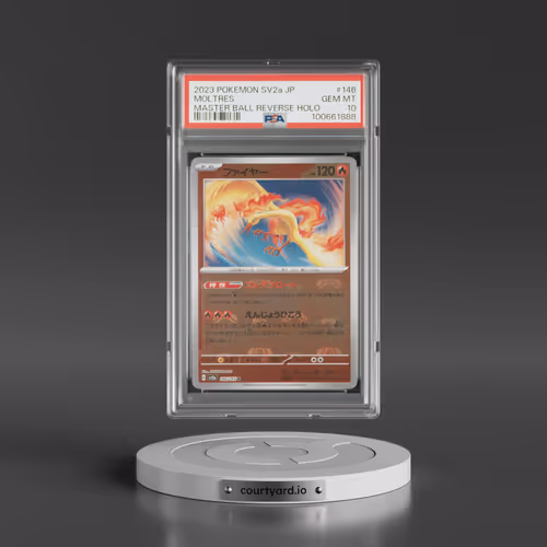 2023 Pokémon Sv2a-Pokemon 151 #146 Moltres - Reverse Holo Master Ball (PSA 10 GEM MINT)