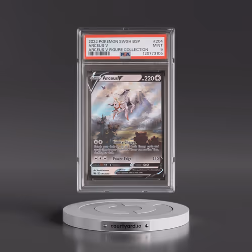 2022 Pokémon Swsh Black Star Promo #204 Arceus V - Holo Arceus V Figure Collection (PSA 9 MINT)