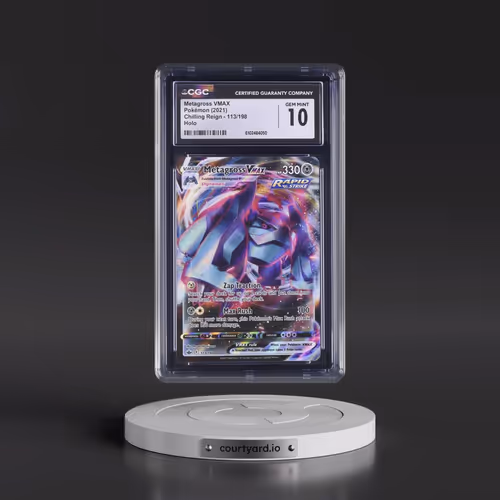 2021 Chilling Reign #113/198 Metagross VMAX - Holo (CGC 10 GEM MINT)