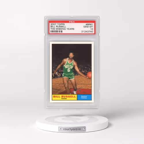 2007 Topps Bill Russel the Missing Years #BR61 Bill Russell (PSA 10 GEM MINT)