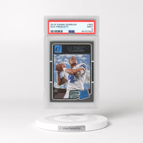 2016 Panini Donruss #362 Dak Prescott (PSA 9 MINT)