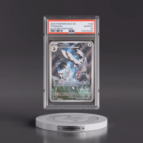 2025 Pokémon Blk EN-Black Bolt #149 Tranquill - Illustration Rare (PSA 10 GEM MINT)