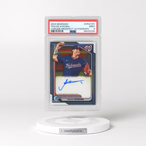 2024 Bowman Chrome Prospect Autographs #CPATSY Travis Sykora (PSA 9 MINT)