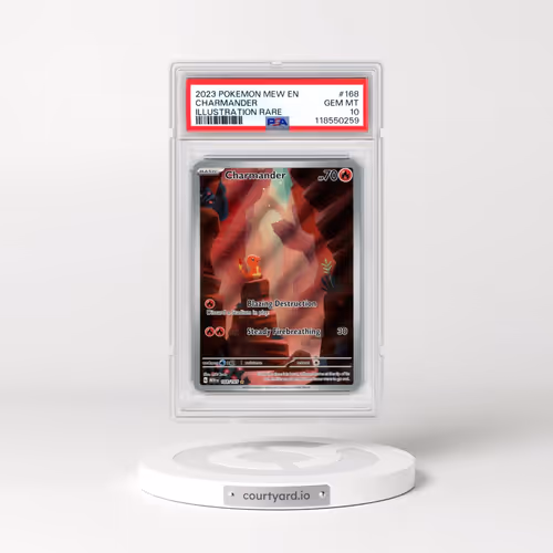 2023 Pokémon Mew EN-151 #168 Charmander - Illustration Rare (PSA 10 GEM MINT)