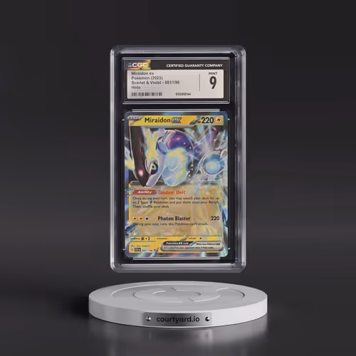 2023 Scarlet & Violet #081/198 Miraidon ex - Holo (CGC 9 MINT)