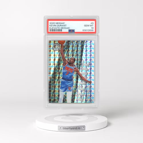 2020 Panini Mosaic Elevate #9 Kevin Durant - Mosaic (PSA 10 GEM MINT)