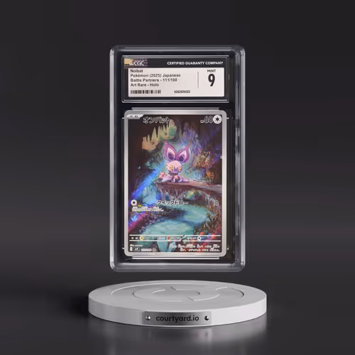 2025 Pokémon SV9-Battle Partners #111 Noibat - Art Rare (CGC 9 MINT)