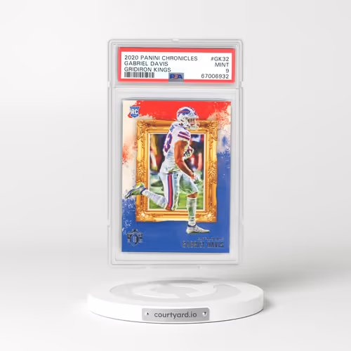 2020 Panini Chronicles Gridiron Kings #GK32 Gabriel Davis (PSA 9 MINT)