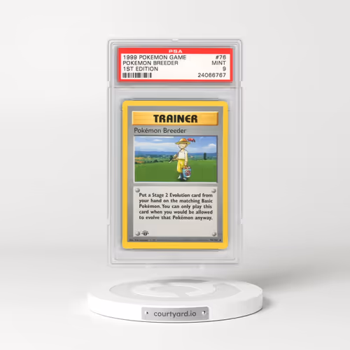 1999 Pokémon Game #76 Pokemon Breeder - 1st Edition (PSA 9 MINT)