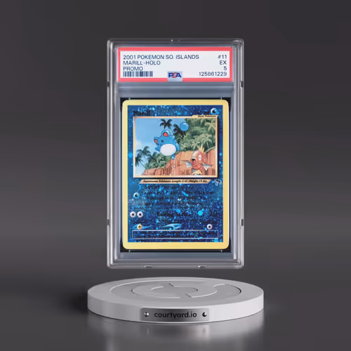 2001 Pokémon Southern Islands Promo #11 Marill - Holo (PSA 5 EX)