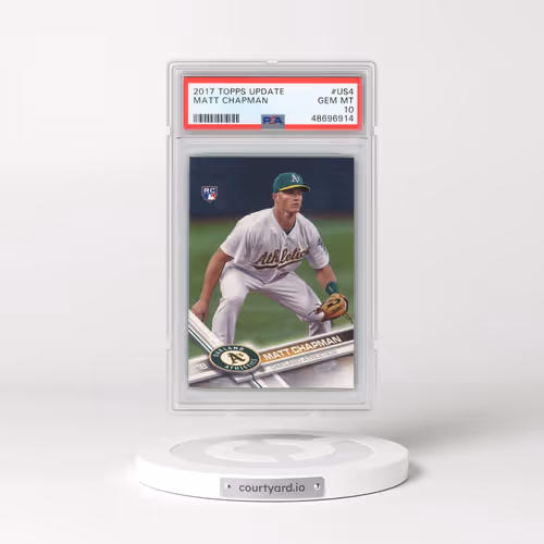 2017 Topps Update #US4 Matt Chapman (PSA 10 GEM MINT)