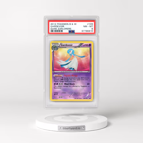 2012 Pokémon Black & White Dark Explorers #109 Gardevoir (PSA 8 NM-MT)