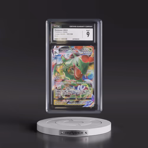 2023 Crown Zenith #101/159 Rayquaza VMAX - Holo (CGC 9 MINT)