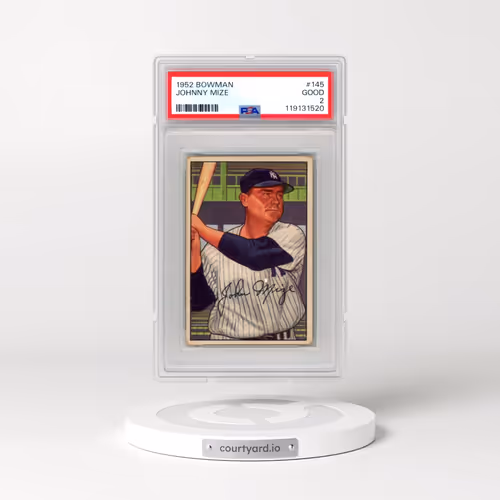 1952 Bowman #145 Johnny Mize (PSA 2 GOOD)