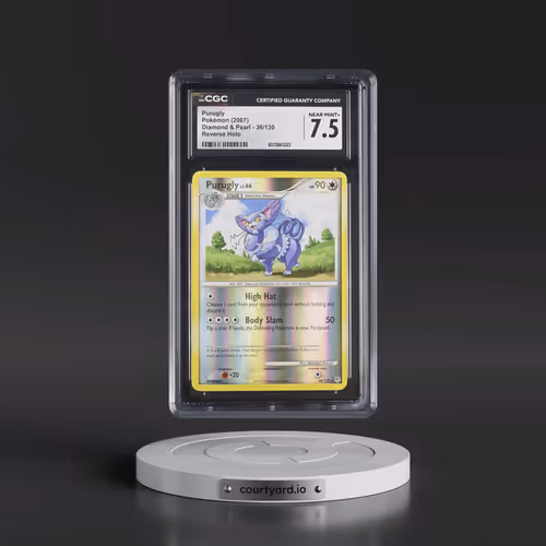 2007 Diamond & Pearl #36/130 Purugly - Reverse Holo (CGC 7.5 NM+)