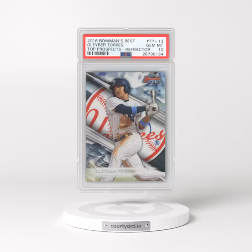 2016 Bowman's Best Top Prospects #TP-13 Gleyber Torres - Refractor (PSA 10 GEM MINT)