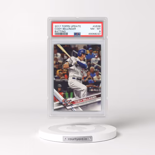 2017 Topps Update #US38 Cody Bellinger - Batting (PSA 8 NM-MT)