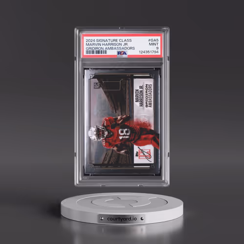 2024 Topps Signature Class Gridiron Ambassadors #GA5 Marvin Harrison Jr. (PSA 9 MINT)