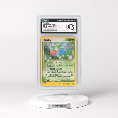 2003 EX Dragon #9 Roselia - Holo e-Card Symbol (CGC 9.5 MINT+)