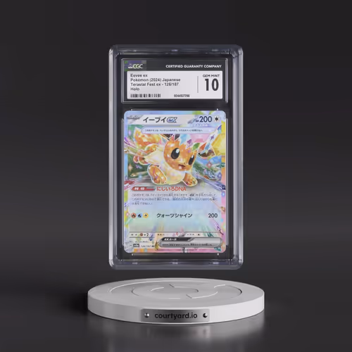 2024 Pokémon Sv8a-Terastal Fest EX #126 Eevee EX - Holo (CGC 10 GEM MINT)
