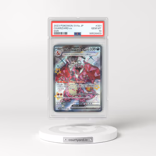 2023 Pokémon Sv4a-Shiny Treasure EX #331 Charizard EX - Holo Ssr (PSA 10 GEM MINT)