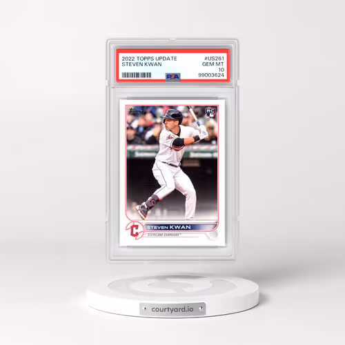 2022 Topps Update #US261 Steven Kwan (PSA 10 GEM MINT)