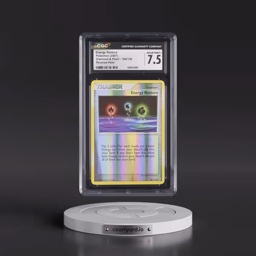 2007 Diamond & Pearl #106/130 Energy Restore - Reverse Holo (CGC 7.5 NM+)