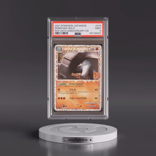 2021 Pokémon Promo Card Pack 25th Anniversary Edition #019 Donphan - Holo (PSA 9 MINT)