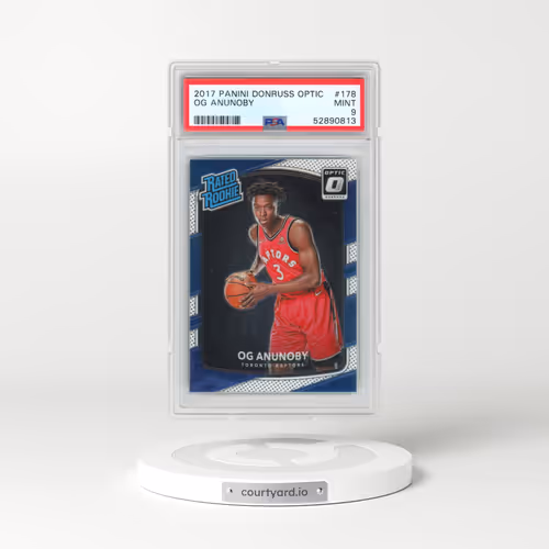 2017 Panini Donruss Optic #178 OG Anunoby (PSA 9 MINT)