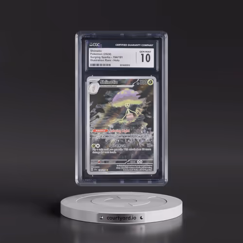 2024 Pokémon Ssp EN-Surging Sparks #194 Shiinotic - Illustration Rare (CGC 10 GEM MINT)