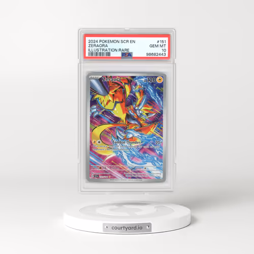 2024 Stellar Crown - SCR EN #151 Zeraora - Illustration Rare (PSA 10 GEM MINT)