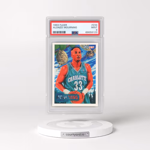1993 Fleer #234 Alonzo Mourning (PSA 9 MINT)