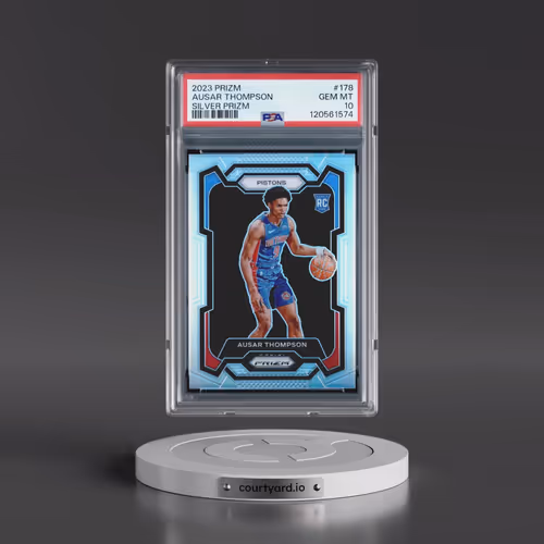 2023 Panini Prizm #178 Ausar Thompson - Silver Prizm (PSA 10 GEM MINT)