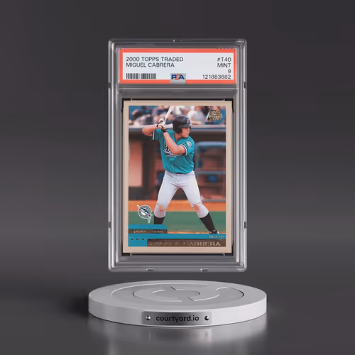 2000 Topps Traded #T40 Miguel Cabrera (PSA 9 MINT)