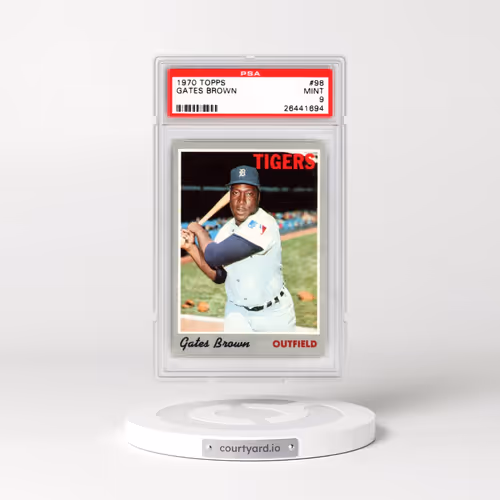 1970 Topps #98 Gates Brown (PSA 9 MINT)