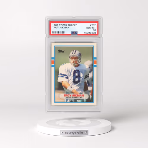 1989 Topps Traded #70T Troy Aikman (PSA 10 GEM MINT)