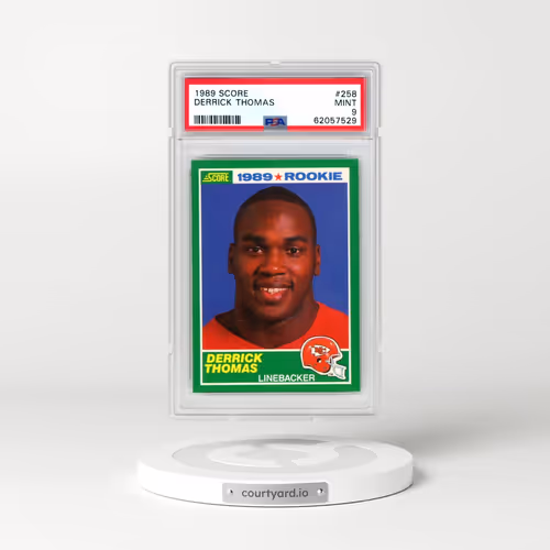 1989 Score #258 Derrick Thomas (PSA 9 MINT)