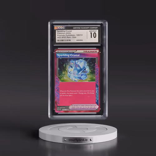 2025 Prismatic Evolutions - PRE EN #129/131 Sparkling Crystal - ACE SPEC Rare Holo (CGC 10 GEM MINT)
